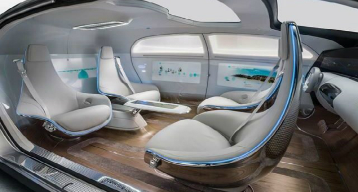self-driving car Mercedes F 015
