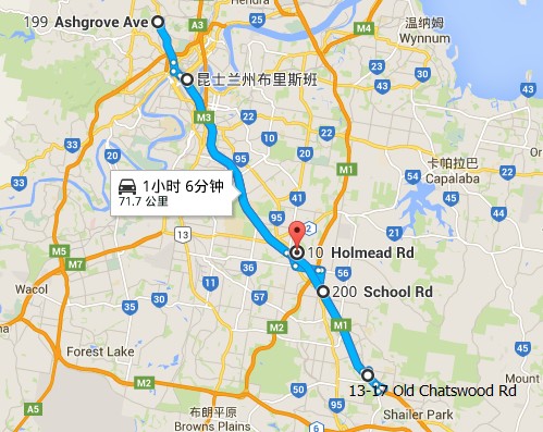 布里斯本营地地图