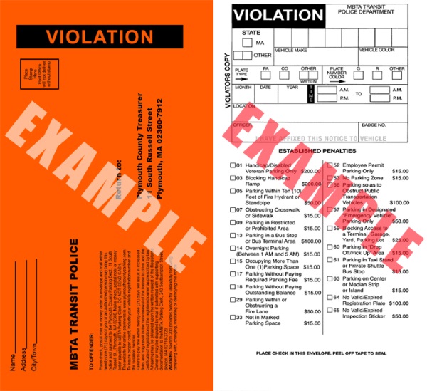 美国房车自驾-交通罚单