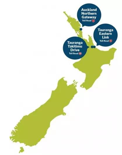 新西兰高速收费路段