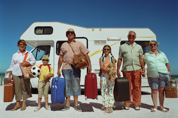 Try not to bring to much luggage on your next motorhome rental holiday.