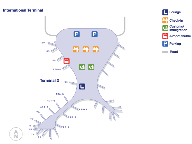 mumbai airport international terminal map