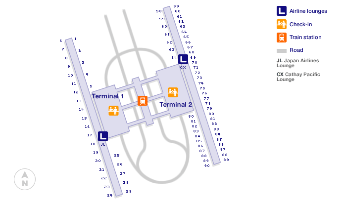 shanghai international airport terminal map