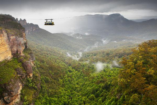 The stunning Blue Mountains offer a glimpse at what Australia looked like many millions of years ago.