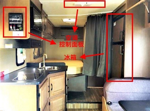 美加房车内部设施-后半部