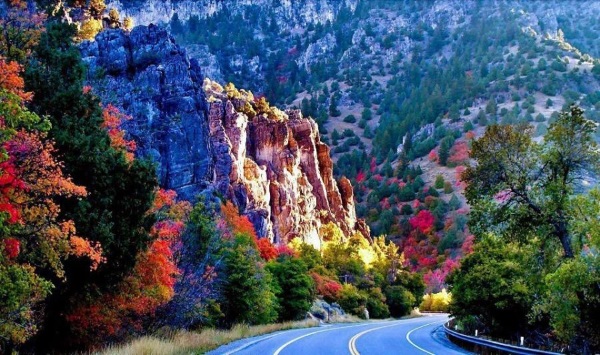 房车自驾沿途风景-洛根峡谷