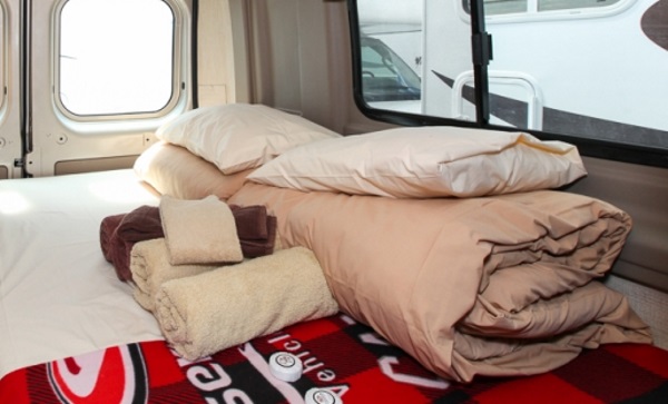 美加房车上的配置-床上用品