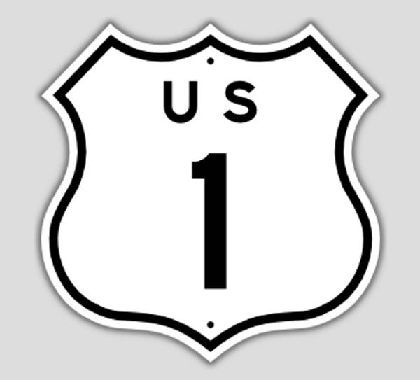 美国房车自驾-美国一号公路标识